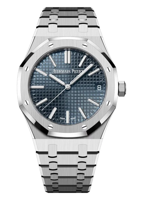 Royal Oak 41mm Selfwinding Watch - Classic Steel Case with Night Blue Tapisserie Dial