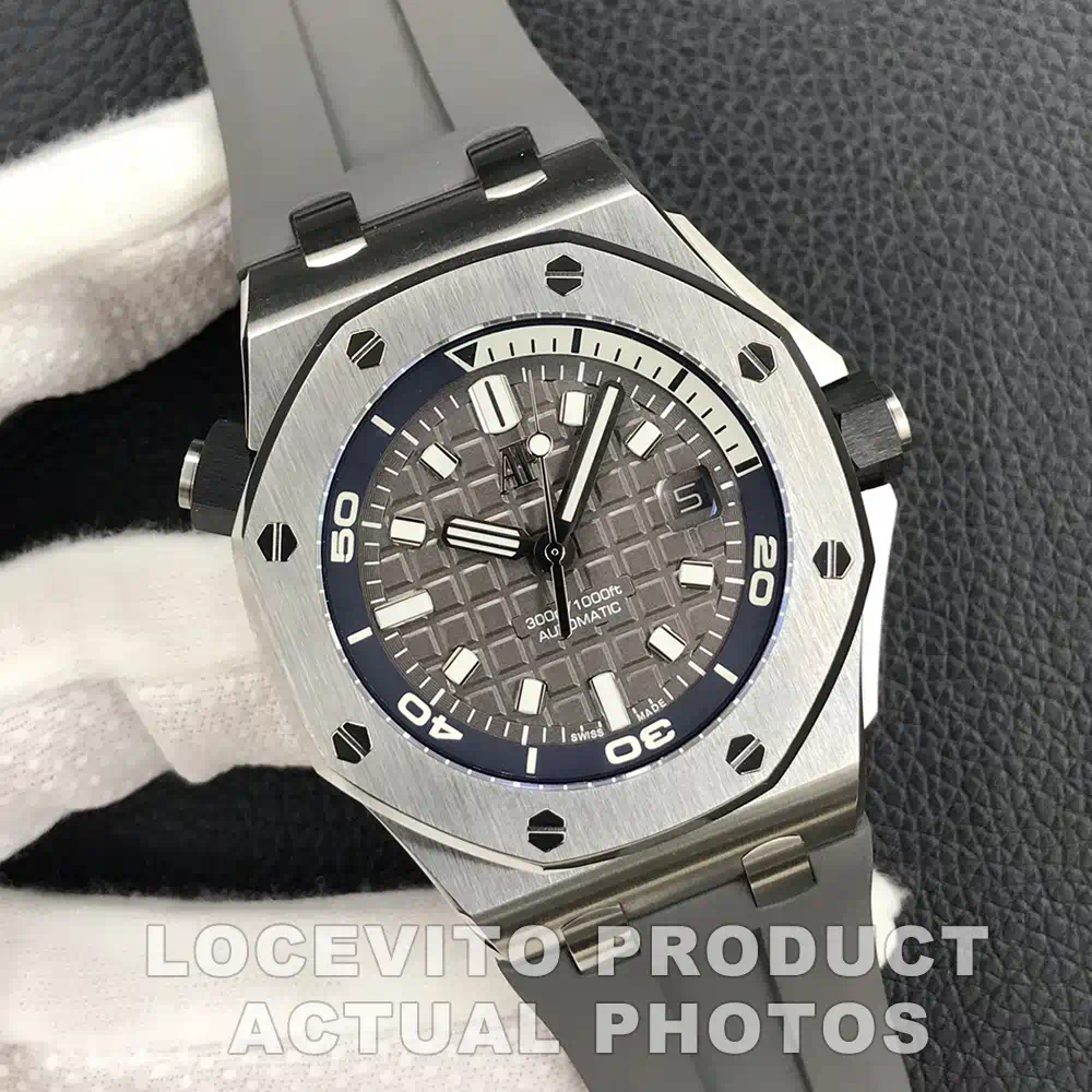 Royal Oak Offshore 42mm Diver - Grey "Méga Tapisserie" Dial Stainless Steel - Image 6