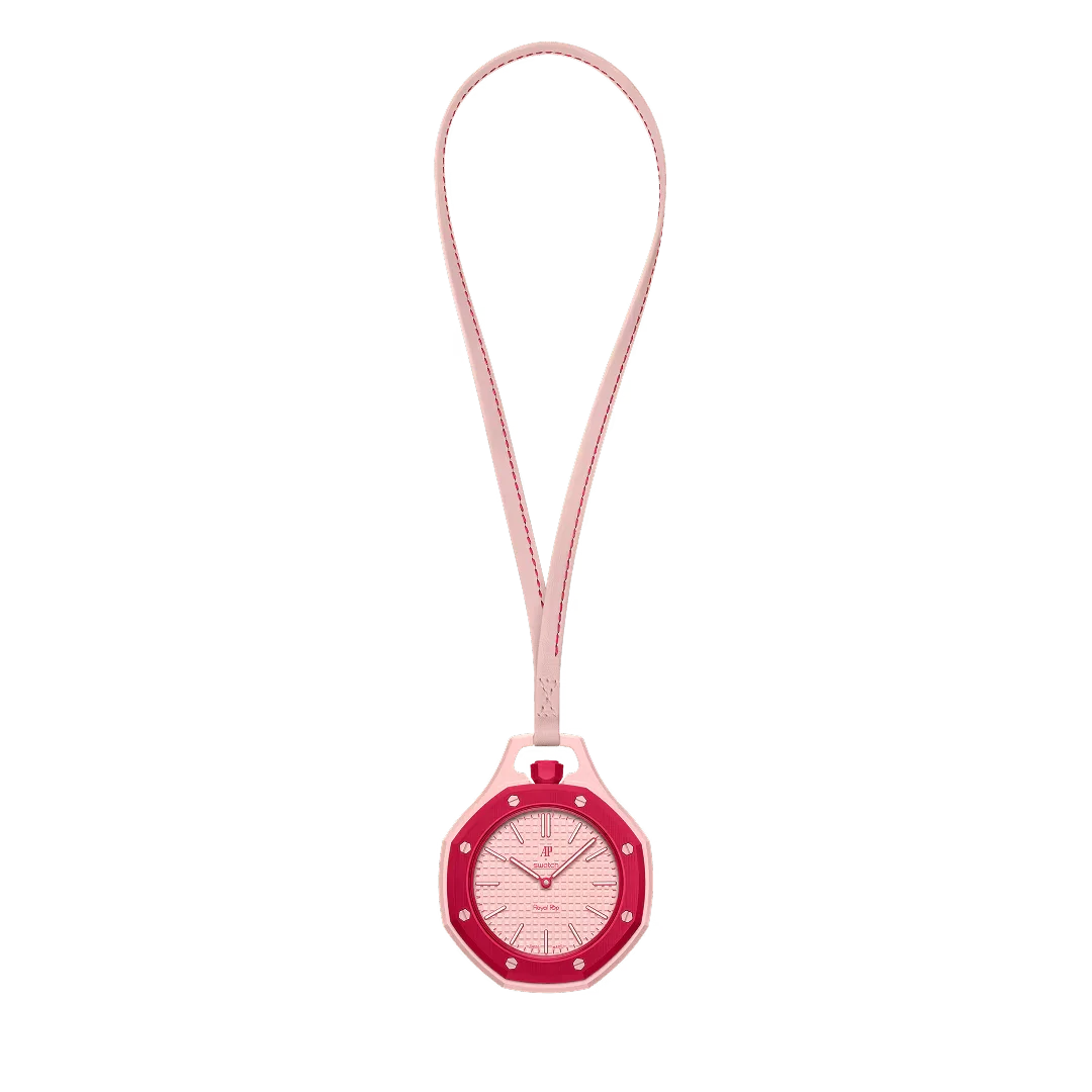 AP x Swatch Royal Pop Bioceramic Pendant Pocket Watch – OTTO ROSSO with Free Watch Strap
