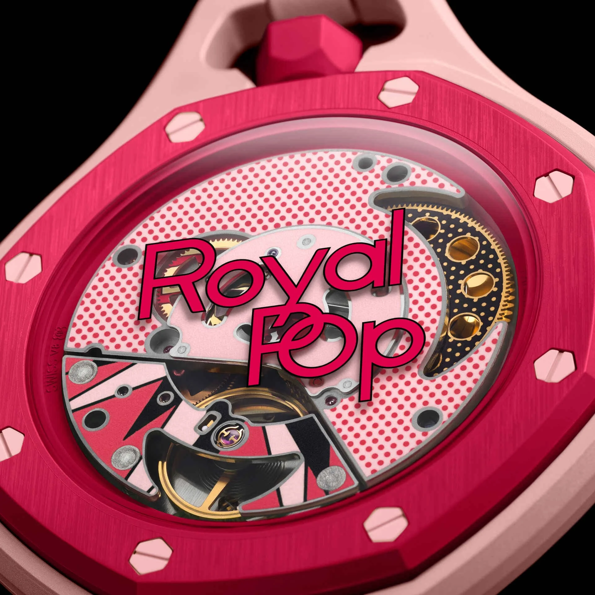 AP x Swatch Royal Pop Bioceramic Pendant Pocket Watch – OTTO ROSSO with Free Watch Strap - Image 3