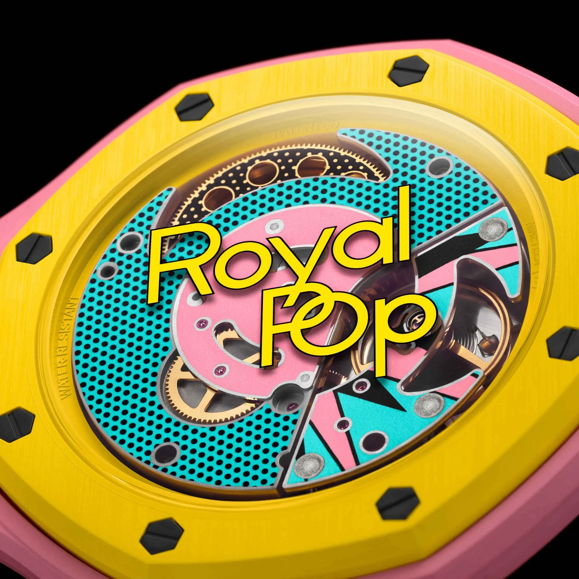 AP x Swatch Royal Pop Bioceramic Pendant Pocket Watch – OTG ROZ with Free Watch Strap - Image 3