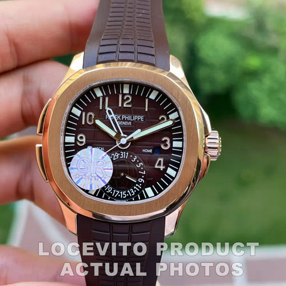 Aquanaut Travel Time 40.8mm Rose Gold Brown Dial Ref. 5164R - Image 5