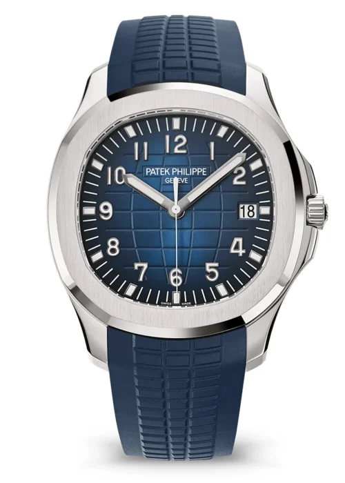 Aquanaut "Jumbo" 42.2mm White Gold Blue Dial Ref. 5168G