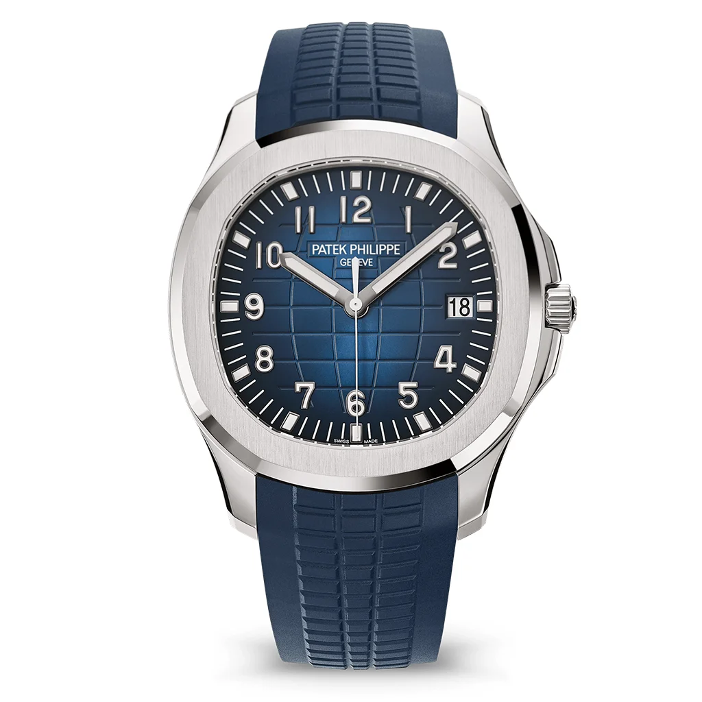 Aquanaut "Jumbo" 42.2mm White Gold Blue Dial Ref. 5168G