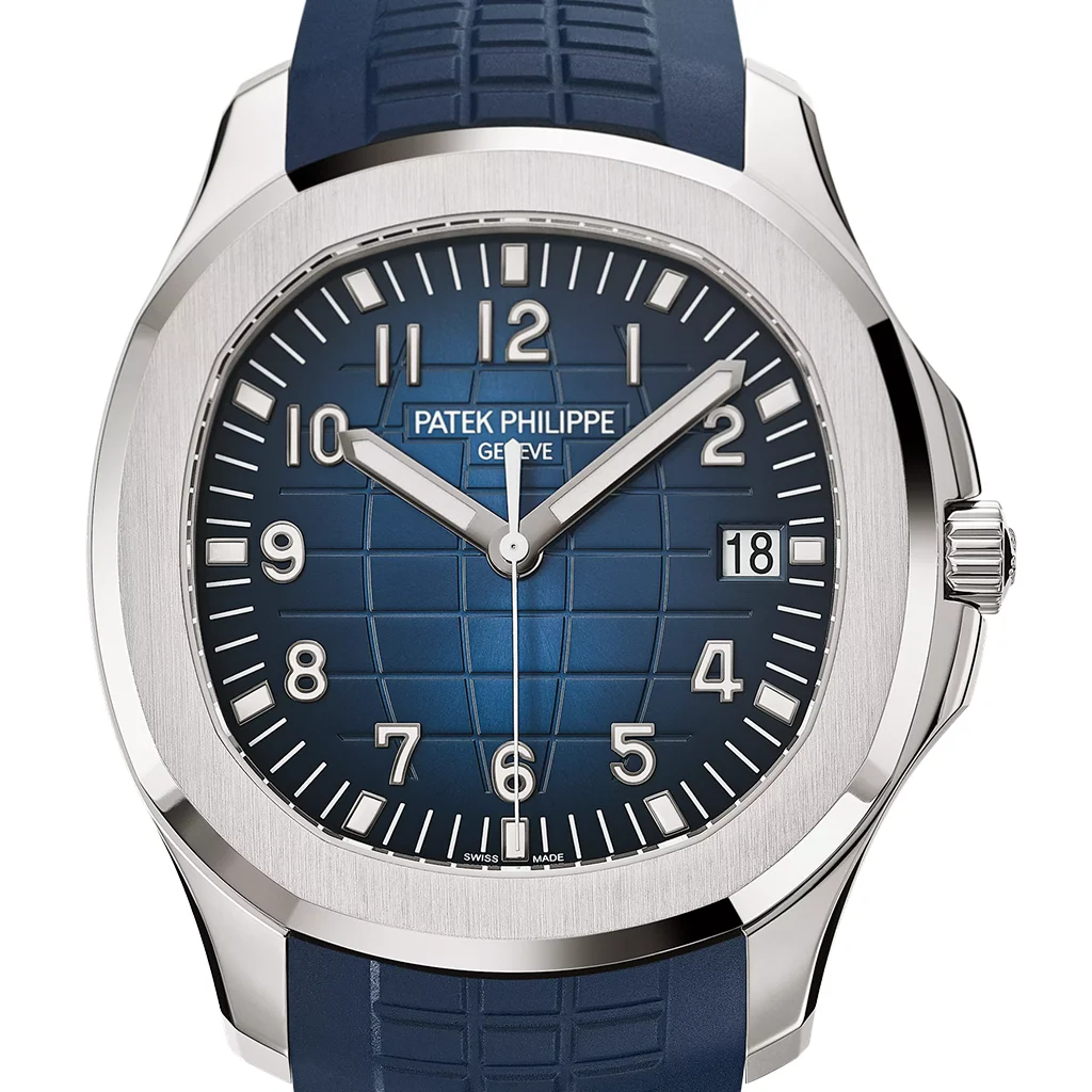 Aquanaut "Jumbo" 42.2mm White Gold Blue Dial Ref. 5168G - Image 2