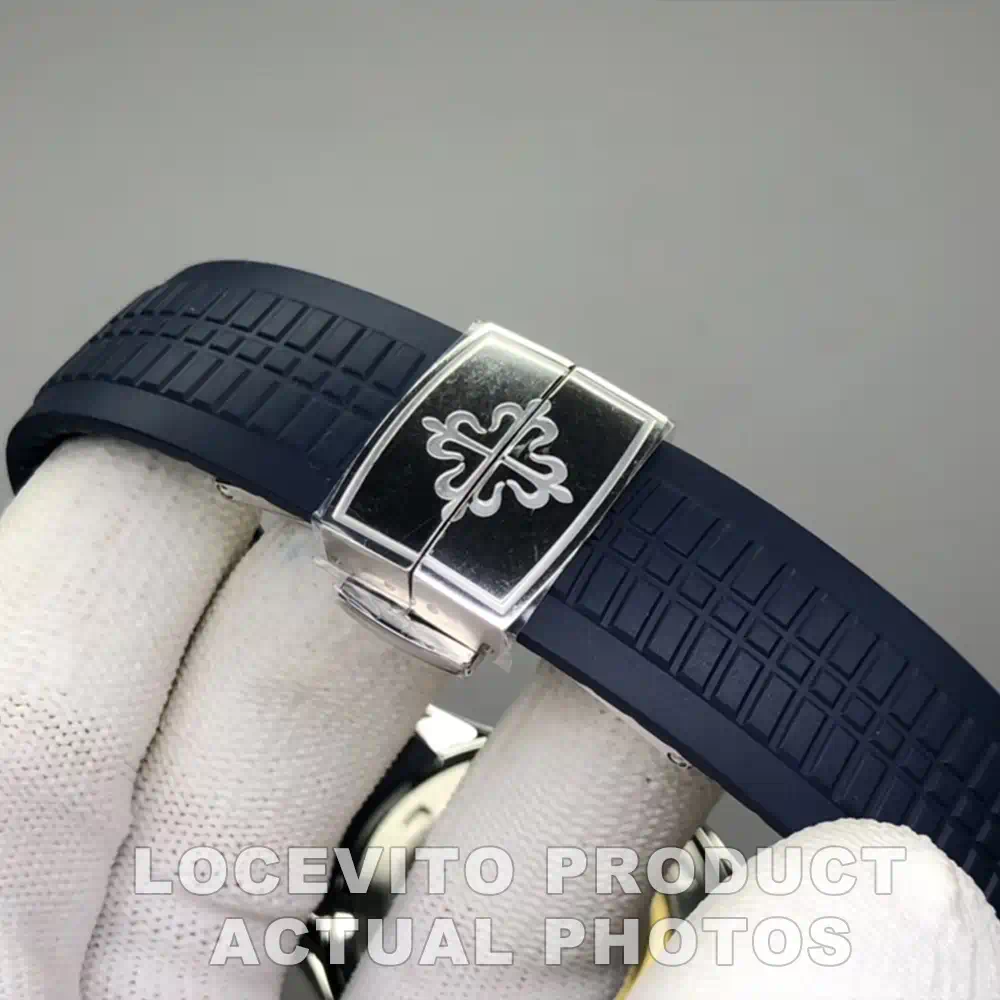 Aquanaut "Jumbo" 42.2mm White Gold Blue Dial Ref. 5168G - Image 7