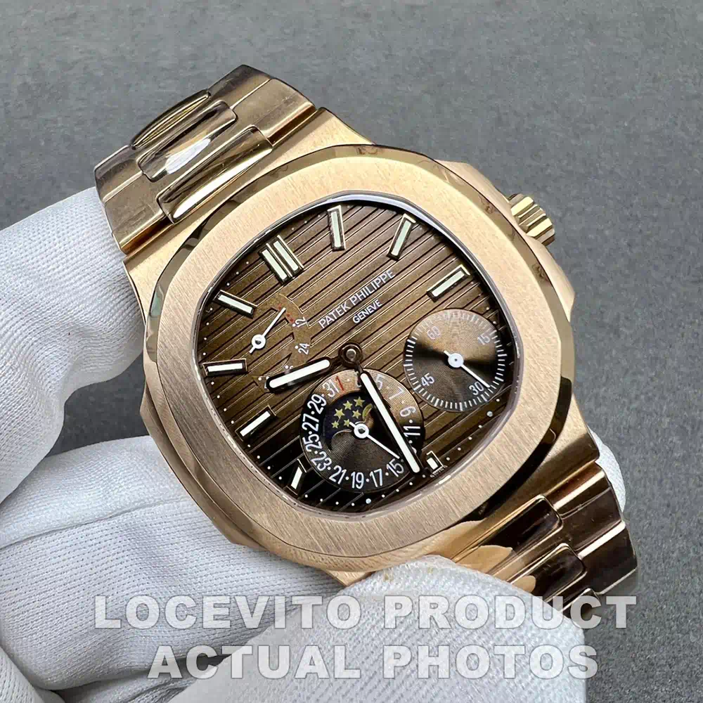Nautilus 40mm Rose Gold Brown Dial Ref. 5712/1R - Image 5