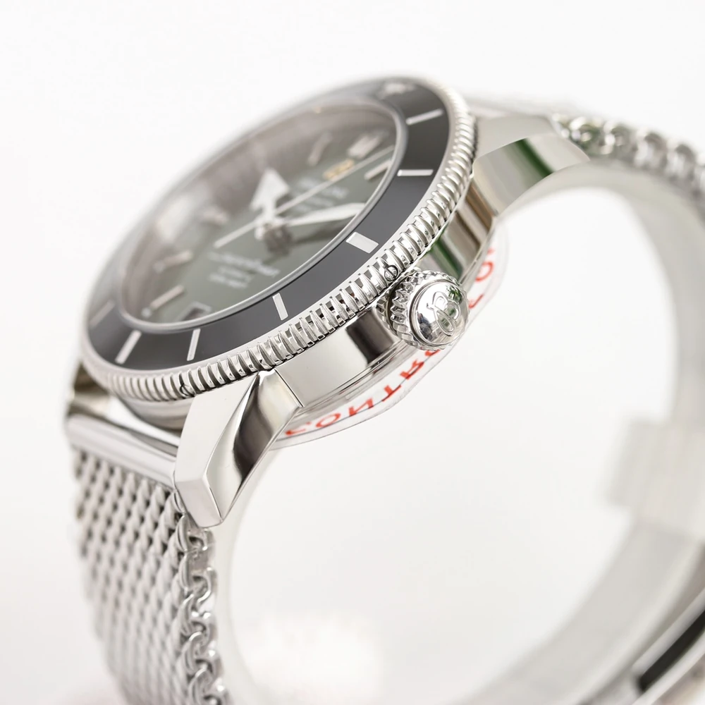 Superocean Heritage 46 Classic Heritage Diver - Green Dial and Mesh Bracelet - Image 17