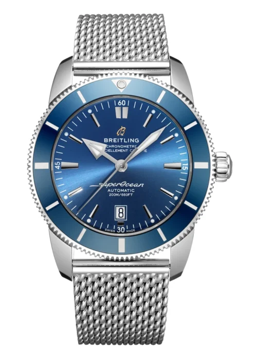 Superocean Heritage 46 Classic Maritime Diver - Deep Blue Dial and Steel Mesh Bracelet