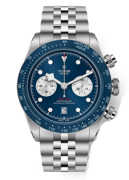 Black Bay Chrono 41mm Blue Racing Chronograph - Deep Blue Dial and Silver Counters