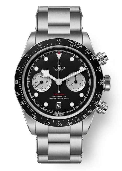 Black Bay Chrono 41mm Steel Panda Dial Automatic Men's Chronograph Watch