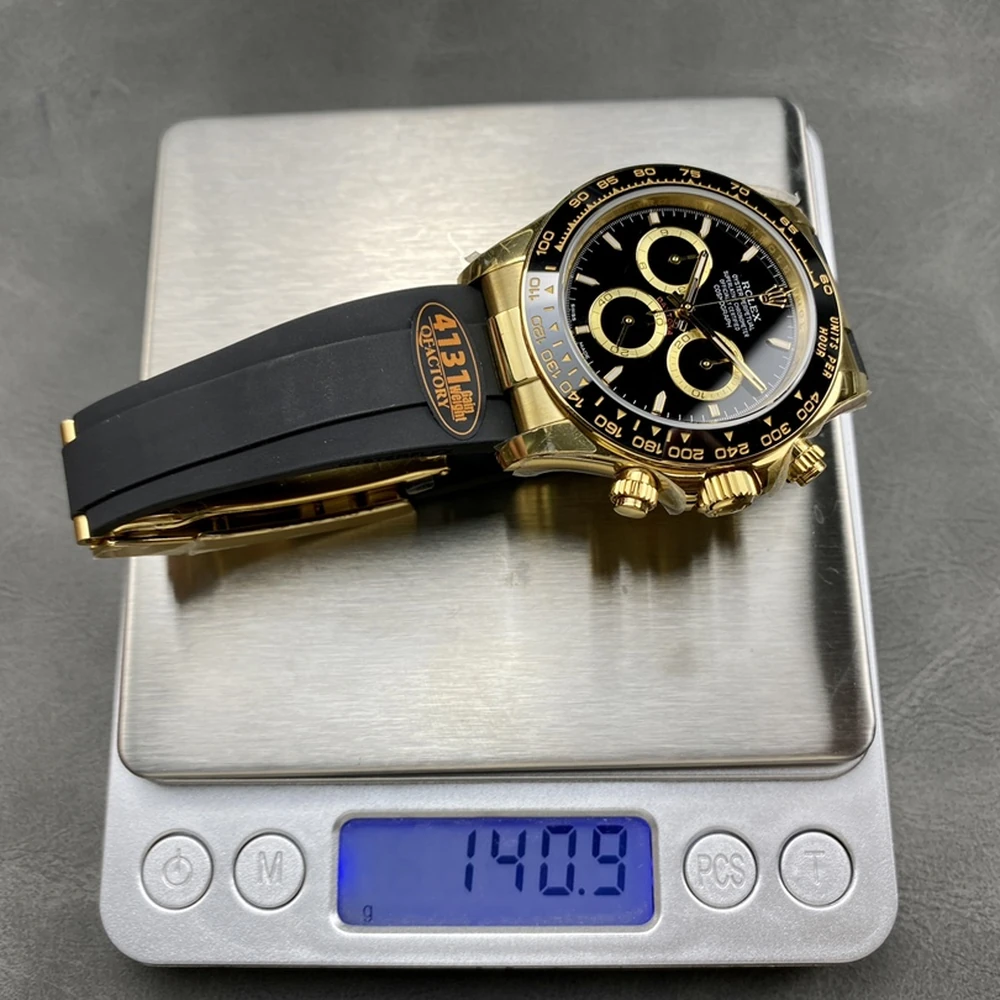 Cosmograph Daytona 40mm Champagne & Black Dial Chronograph Watch - Image 5