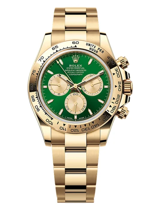 Cosmograph Daytona Chronograph in Yellow Gold, Classic Black Dial Men's Business & Sports Watch