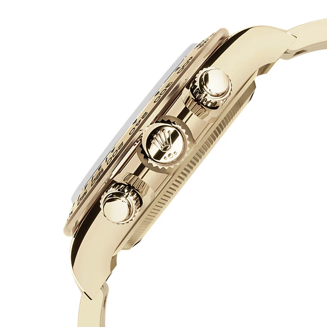 Cosmograph Daytona Chronograph in Yellow Gold, Classic Black Dial Men's Business & Sports Watch - Image 2