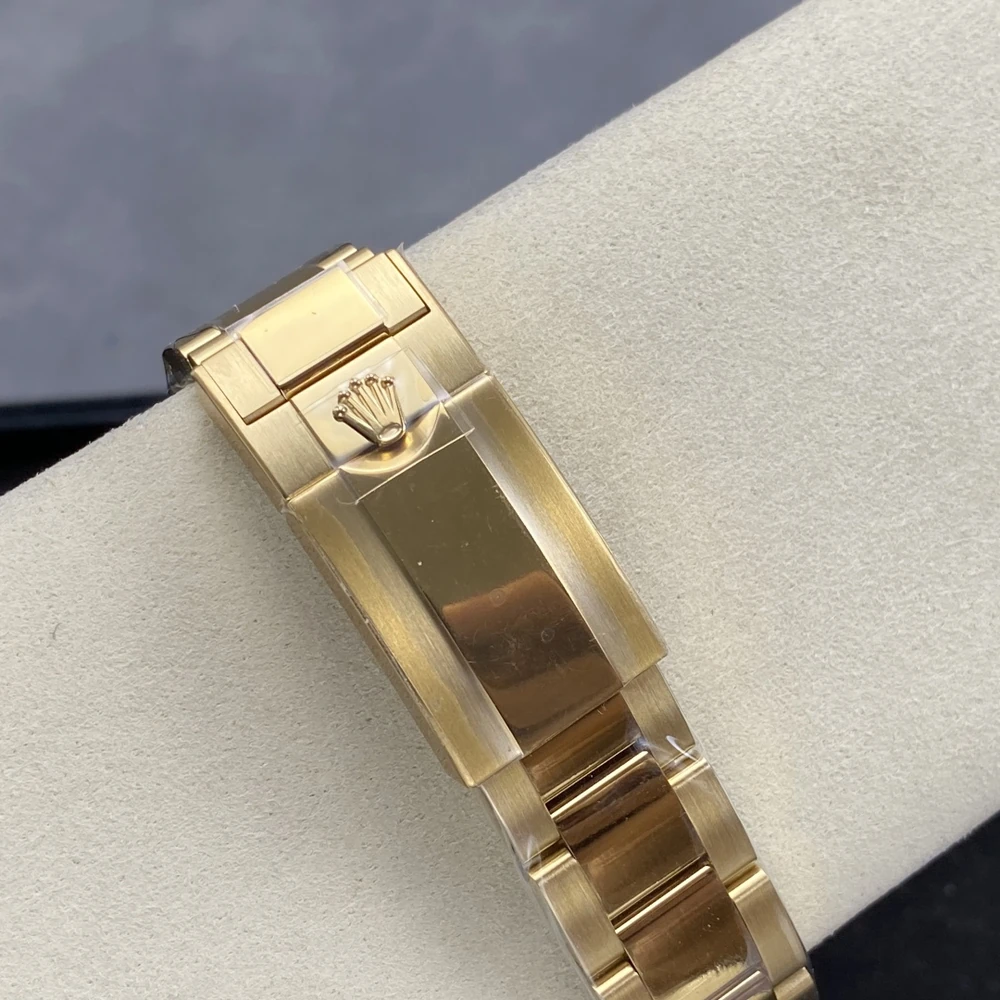 Cosmograph Daytona Chronograph in Yellow Gold, Classic Golden Dial Men's Business & Sports Watch - Image 6
