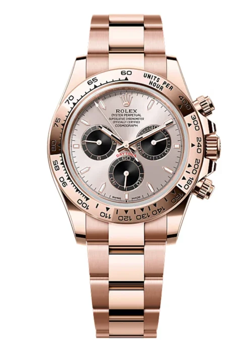 Cosmograph Daytona Rose Gold Tone Racing Chronograph - Bright Black and Sundust Dial