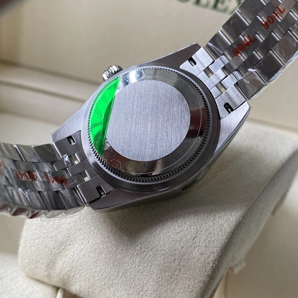 Datejust 41 Mint Green Sunray Dial Fluted Bezel Jubilee Bracelet Men's Watch - Image 7