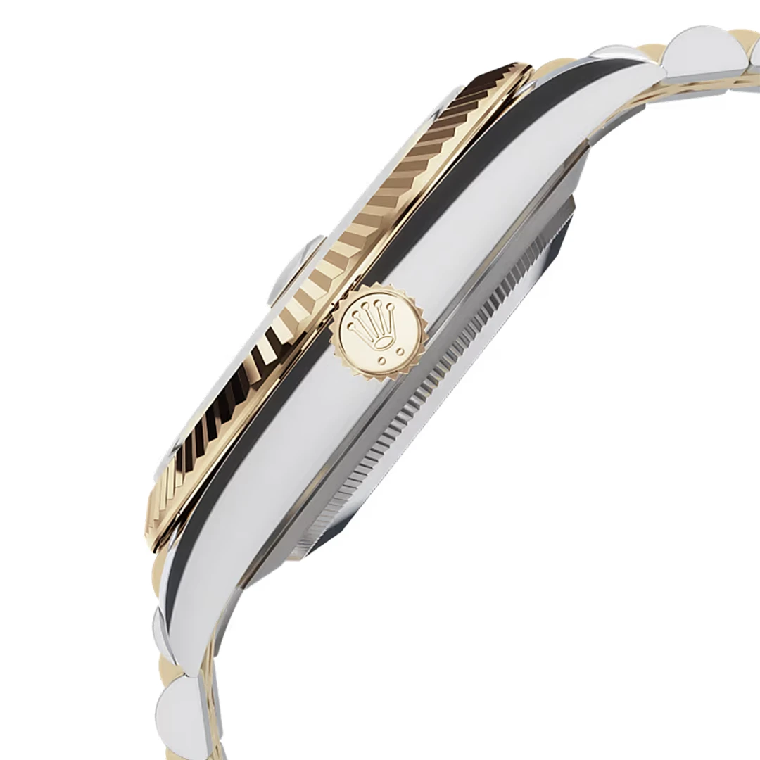 Datejust 41 Champagne Dial Two-Tone Fluted Bezel Jubilee Bracelet Classic Luxury Watch - Image 2