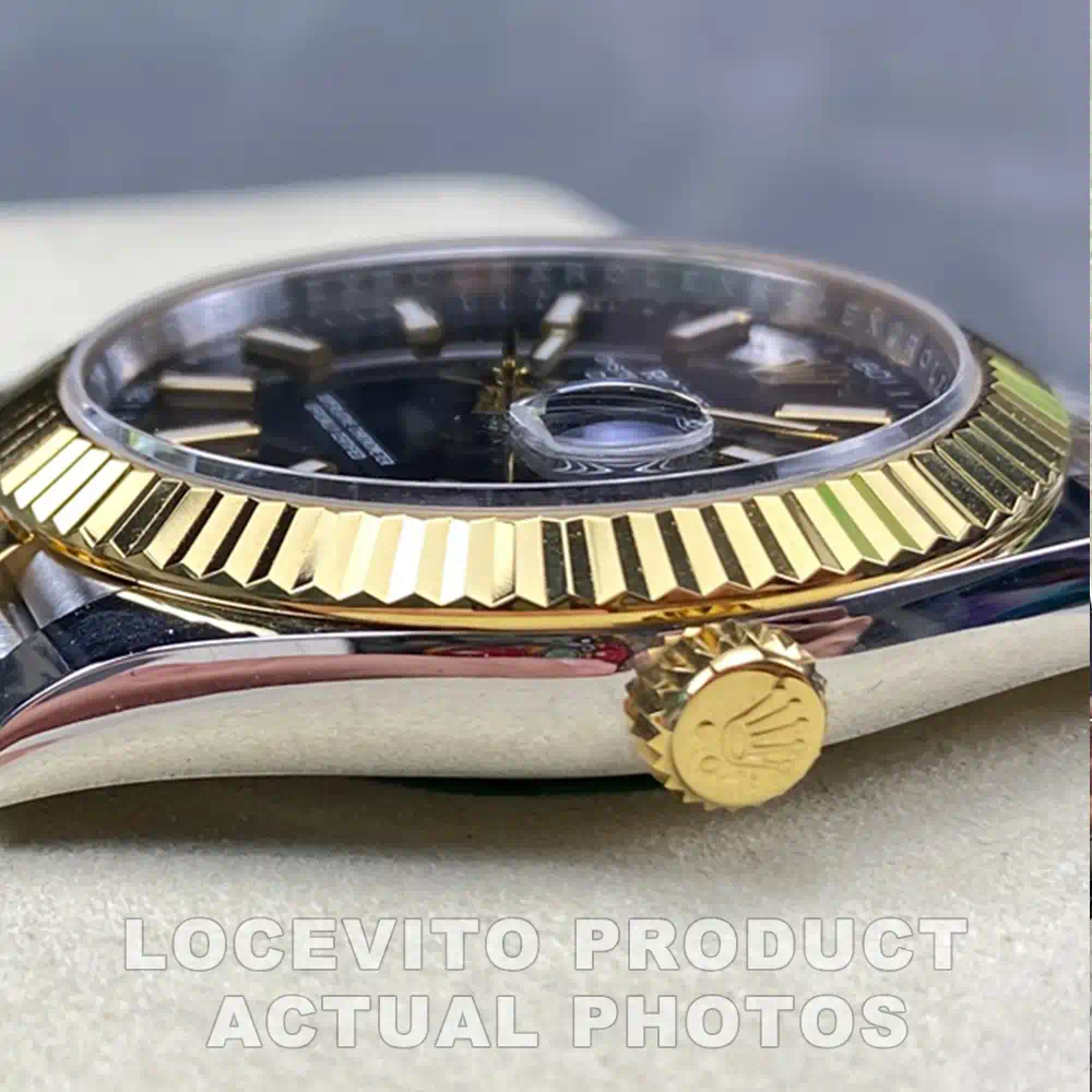 Datejust 41 Two-Tone Black Dial Fluted Bezel Jubilee Bracelet Classic Men's Watch - Image 5