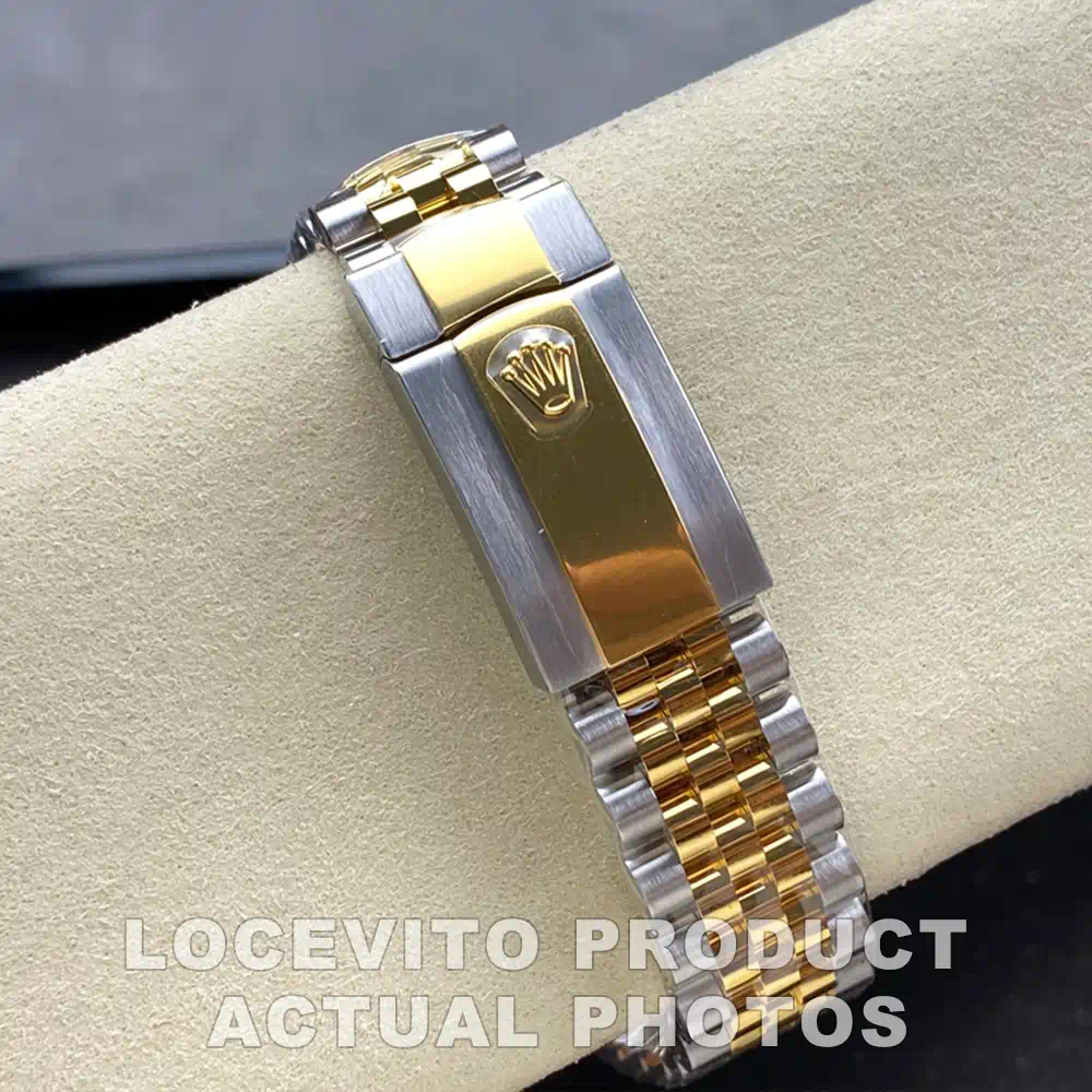 Datejust 41 Two-Tone Black Dial Fluted Bezel Jubilee Bracelet Classic Men's Watch - Image 6