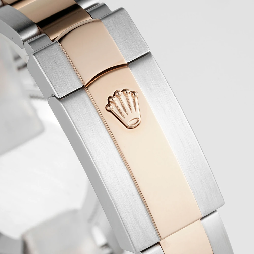 Datejust 41 Sundust Dial Rose Gold Tone Fluted Bezel Oyster Bracelet - Image 5