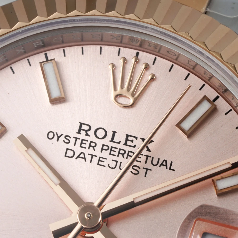 Datejust 41 Sundust Dial Rose Gold Tone Fluted Bezel Oyster Bracelet - Image 6