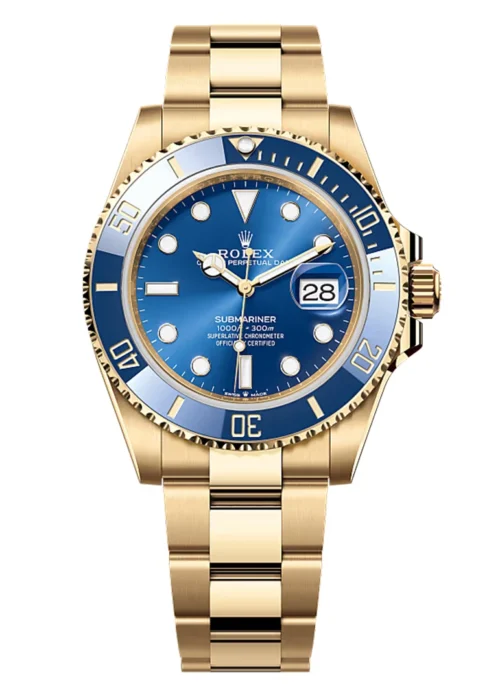 Submariner Date 41mm Blue Dial Two-Tone Style Luxury Divers Watch