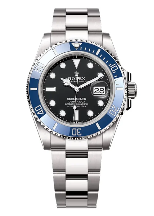 Submariner Date 41mm Blue Ceramic Bezel Black Dial Professional Divers Style Watch