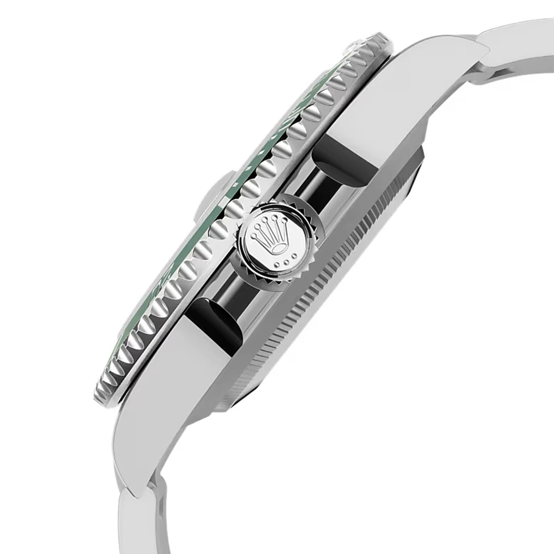Submariner Date 41mm Green Ceramic Bezel Black Dial Professional Divers Style Watch - Image 2