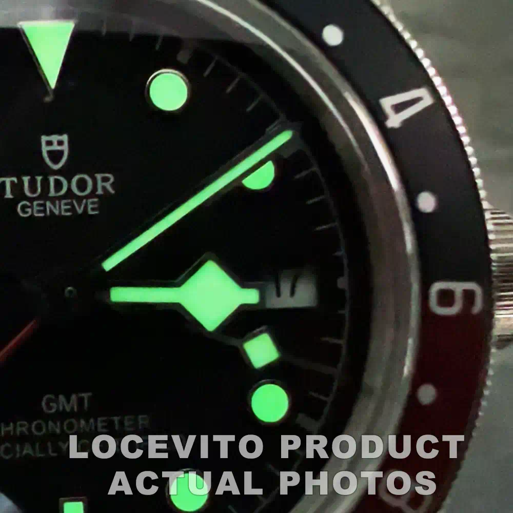 GMT-Master II 40mm Red and Blue Ceramic Bezel Jubilee Bracelet Travel Style Watch - Image 7