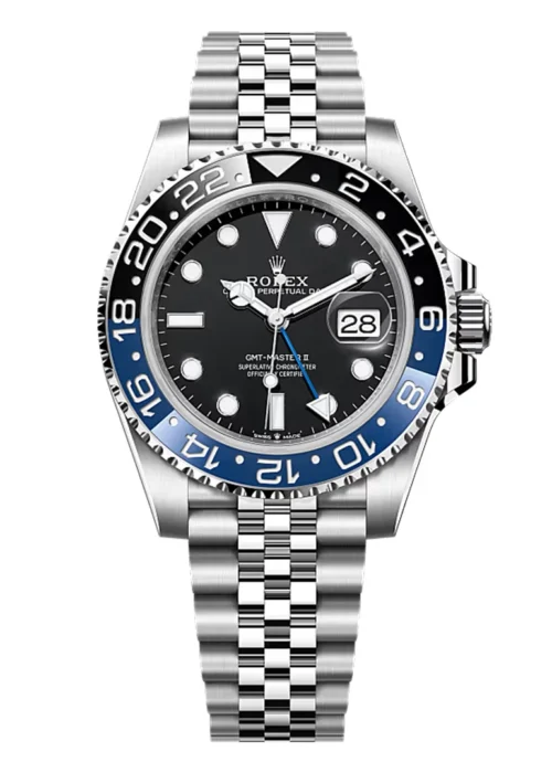 GMT-Master II 40mm Black/Blue Bezel Jubilee Ref. 126710BLNR