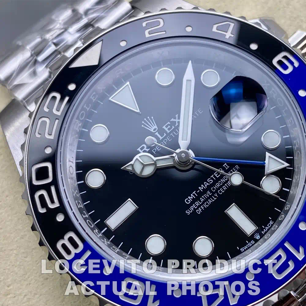 GMT-Master II 40mm Black/Blue Bezel Jubilee Ref. 126710BLNR - Image 9