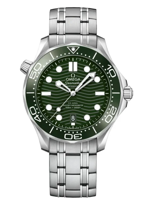 Seamaster Diver 300M Style - Green Wave Dial