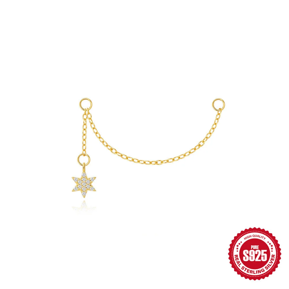 925 Sterling Silver Hoop Earrings - style C - Small Round