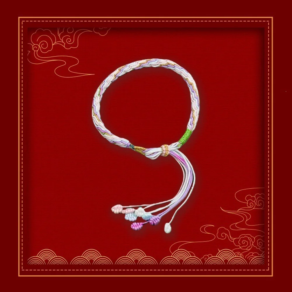 2026 Classic Woven Bracelet -style E - Adjustable Cotton Cord, Minimalist Everyday Accessory
