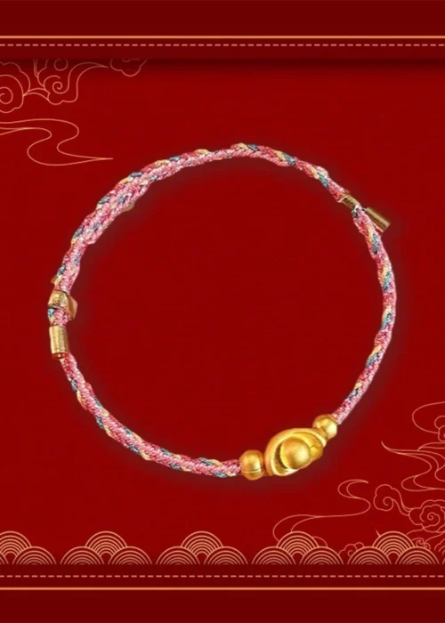 2026 Classic Woven Bracelet -style D - Adjustable Cotton Cord, Minimalist Everyday Accessory