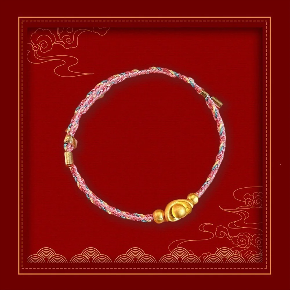 2026 Classic Woven Bracelet -style D - Adjustable Cotton Cord, Minimalist Everyday Accessory